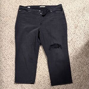 Levi's Women's Black Relaxed Jeans